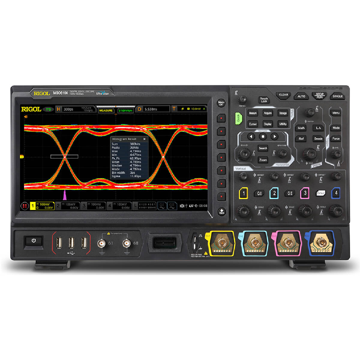 Цифровой осциллограф смешанных сигналов RIGOL MSO8104