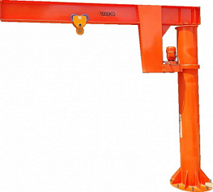 Кран консольный поворотный электрический TOR JIB г/п 2000 кг, высота 3 м, стрела 3 м
